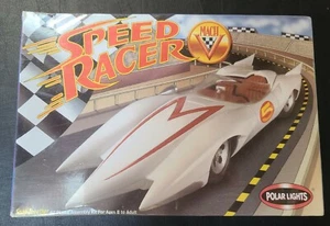 KIT MODELO PLÁSTICO VINTAGE LUCES POLARES SPEED RACER MACH V - Totalmente Nuevo - Imagen 1 de 5