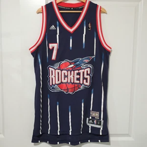 Adidas Houston Rockets Jeremy Lin #7 Hardwood Classic Basketball Jersey Size L - Picture 1 of 15
