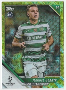 2021-22 Topps UCL Japanese Chrome YELLO Mojo Refractor #017/150 Manuel Ugarte RC - Picture 1 of 2