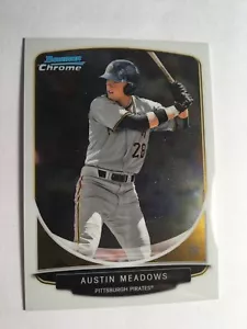 2013 Bowman Chrome Mini Austin Meadows Pirates Rays 40 - Picture 1 of 1