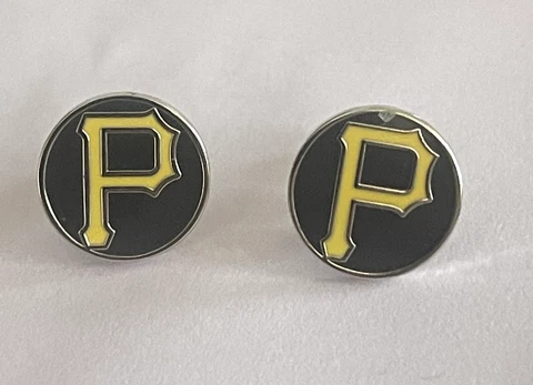 WinCraft Pittsburgh Pirates Officially Licensed Earrings NEW IN PACKAGE Cover