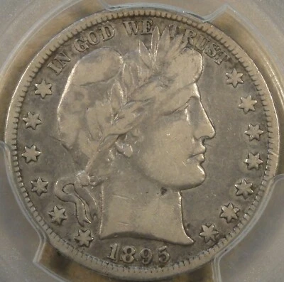 1895-O Barber Half Dollar 50c PCGS Certified VF20 - Image 1 of 4