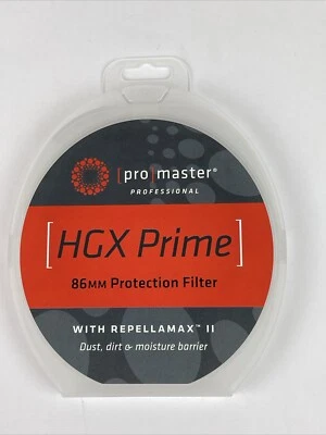 Promaster 86mm HGX Prime Protection Filter w/Repellamax #6634 Japan New In Box - Image 1 of 4