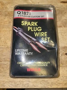 Wells spark plug wire set 6 cylinder custom set Q1821-new - Picture 1 of 4