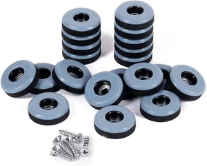 Teflon Furniture Sliders, 20Pcs 1Inch Reusable Furniture Glides with Screws for - Picture 1 of 12