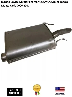 Davico Exhaust Muffler Assembly Fits 2006-2007 Chevrolet Impala Monte Carlo - Image 1 of 3
