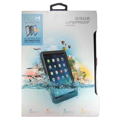 LIFEPROOF NUUD WATERPROOF CASE FOR IPAD AIR 2013 SCREENLESS FRONT BLACK 1901-01 - Image 1 of 2