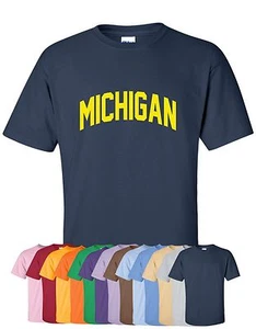 New "Michigan" T-Shirt S-4XL, 30+ Colors! great lakes state home life pure visit - Bild 1 von 1