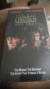 The Day Lincoln Was Shot VHS VCR Video Tape New / Sealed Movie Rob Morrow - Picture 1 of 2