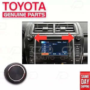 12 - 14 TOYOTA CAMRY XLE RADIO CD PLAYER DISPLAY RECEIVER KNOB QTY 1 OEM NEW - Picture 1 of 8