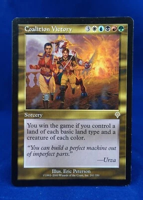 Coalition Victory - MTG - Invasion - Very Good LP - Image 1 of 2