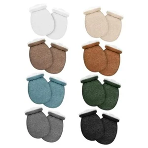  8 Pairs Baby Mittens Baby Winter Glove No Scratch Newborn Hand Mittens Warm  - Picture 1 of 7