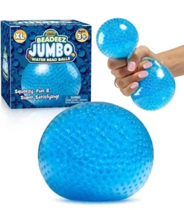YoYa Toys Jumbo Gleameez Glitter Stress Ball Fidget Toy | Colorful Squish Ball - Picture 1 of 10
