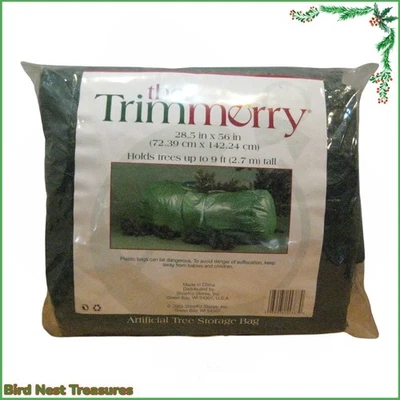 NEW ©2003 ARTIFICIAL TREE STORAGE BAG by The TrimMerry - Holds Up To A 9' Tree - Image 1 of 4
