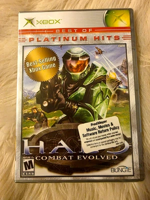 NEW FACTORY SEALED XBOX HALO COMBAT EVOLVED VIDEO GAME Best of Platinum Hits - Image 1 of 4