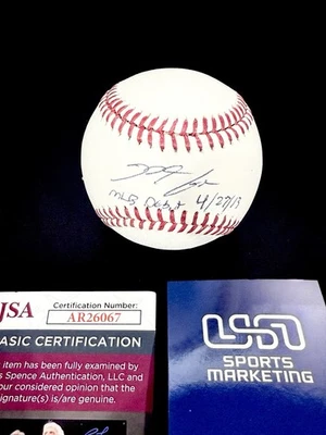 Nolan Arenado Signed Inscribed “MLB Debut” Baseball St. Louis Cardinals JSA COA - Image 1 of 2