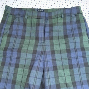 J Crew Cotton Blend Plaid Kallie Pant in Blackwatch Tartan | Sz 10 new no tags - Picture 1 of 3