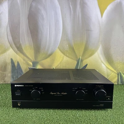 Amplificador Pioneer A400 com entrada fono - MM e MC - Testado e funcionando - Imagem 1 de 4