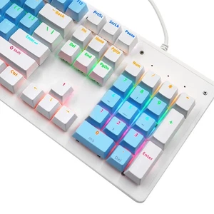 Biojee Wired 104-Key Real Mechanical Gaming Keyboard Backlit NOYF - Picture 1 of 11