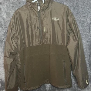 Drake Waterfowl Fleece gefütterter 1/4 Zip Pullover braun S - Bild 1 von 4
