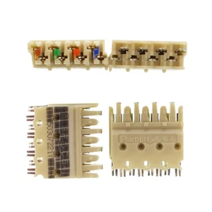 PANDUIT GPCB4-X GIGA-PUNCH 4-PAIR CONNECTING BLOCKS, CAT6 HD, (10 PACK) - Picture 1 of 3