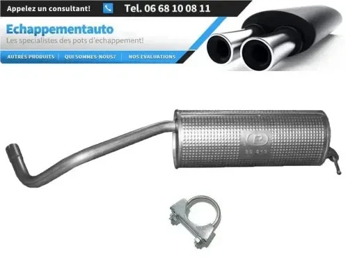 VW Polo 1.0 44-55 kW (2014-2017) : silencieux arrière d’échappement - Imagen 1 de 1