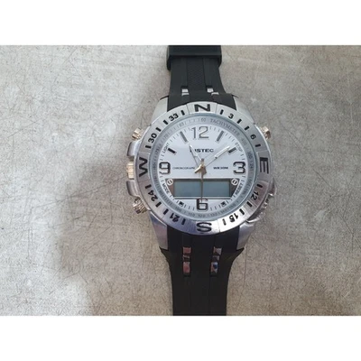 Bistec WR30M R7002 Men's Chronograph Wristwatch Analogue/Digital Black Straps - Image 1 of 4