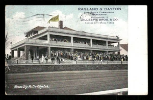 Kansas City Stock Yards Kansas City, MO Elm Ridge Park posted divided back - Picture 1 of 2