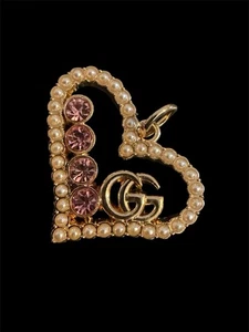 GUCCI Zipper Pull Button Charm Herz - Bild 1 von 3