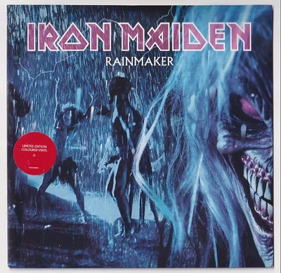 IRON MAIDEN * Rainmaker * 2003 BLUEVINYL 7" 45 * NWOBHM HEAVY METAL * - Image 1 of 4