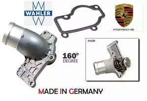 Porsche 160 Temp Thermostat w/ Housing Cover & Gasket Wahler/Germany 4249.71D - Picture 1 of 1