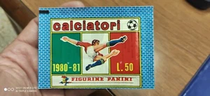 PANINI FOOTBALLERS FIGURINE BAG 1980/81 Full SEALED PACKET mint - Picture 1 of 5