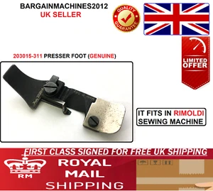 203015-311 PIE PRENSADOR (GENUINO) PARA MÁQUINA DE COSER INDUSTRIAL RIMOLDI 327 PIEZA - Imagen 1 de 2