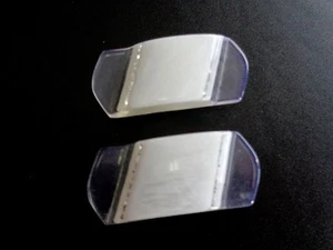 (1,00 €/pieza), 4 piezas, botones, botones de osen, blanco, plata, 38 mm x 16 mm - Imagen 1 de 2