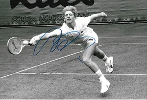 Foto autógrafa firmada por Boris Becker de 8x12 pulgadas - Imagen 1 de 1
