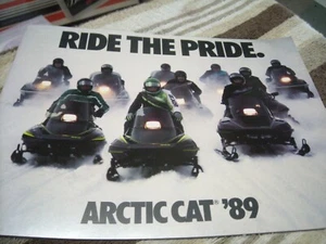 1989 Vintage ARCTIC CAT Snowmobile Brochure FULL LINE  WILDCAT EL TIGRE  PANTHER - Picture 1 of 8