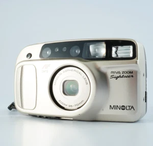 EX+5 MINOLTA RIVA ZOOM Sightseer Point & Shoot 35mm Film Camera From JAPAN - Picture 1 of 20