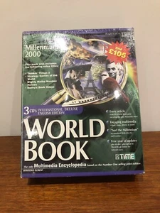 SEALED “Millennium 2000” World Book Encyclopedia Big Box CD - Picture 1 of 4