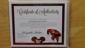 Mr. Pin Exclusivo Incredible and Jack Jack Disney Movie Club VIP con Certificado de Autenticidad Nuevo - Imagen 1 de 2