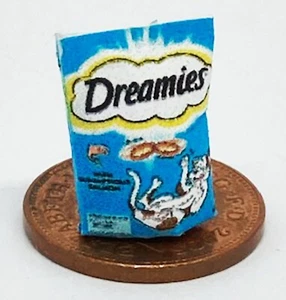 Dolls House Cat Food Treats Pet Accessory 1:12 Scale Empty Packet DS9 tumdee - Picture 1 of 6