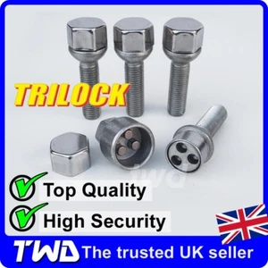 4 x ALLOY WHEEL LOCKING BOLTS FOR MERCEDES 190 190E (W201) 40MM LONG NUTS [MBXt] - Picture 1 of 9