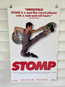 Vintage Stomp Orpheum Theatre Window Card Poster 14x22" - Picture 1 of 7