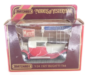 Matchbox Bugatti T44 Y24 1927 Toy Car Model Box Vintage Collectable 1:38 - Picture 1 of 9