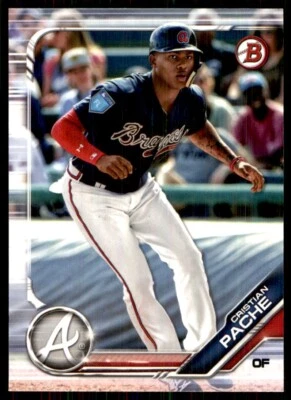 2019 Bowman Prospects Cristian Pache Atlanta Braves #BP-62 - Image 1 of 2