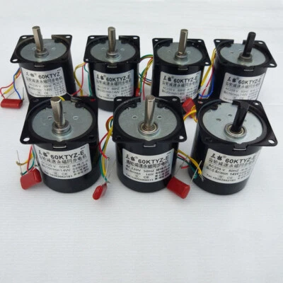 Synchronmotor 60KTYZ-E AC 220V 50Hz 2,5RPM-60RPM CW/CCW 14W Getriebemotor - Bild 1 von 4