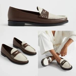 New Seed 💜💜💜 $169 39 Or 8 Kendall Loafer Leather Flats Shoes - Picture 1 of 19