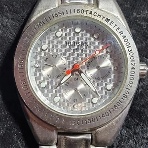 Hudson Quartz LA-38 3ATM water resistant Tachymeter Wristwatch Watch💥READ DISCR - Picture 1 of 9