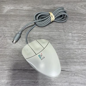 Vintage Logitech Mouseman Serial-MousePort M-CQ38 Mechanical Ball Mouse - Picture 1 of 8
