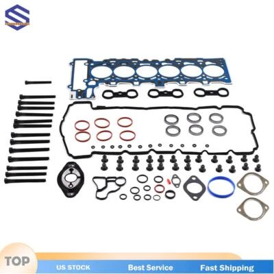 Conjunto de parafusos de junta de cabeça para 07-13 BMW 128i 328i 528i xDrive X3 X5 Z4 3.0L - Imagem 1 de 4