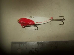 Heddon Sonar 433 Metal Spoon painted eyes Vintage Angelköder 2 1/2" Long Body - Bild 1 von 6
